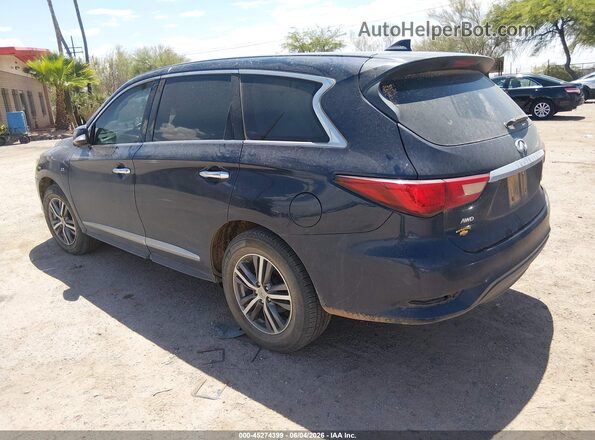 5N1DL0MM7LC502217 2020 INFINITI QX60 Dark Blue უკანა მარცხენა