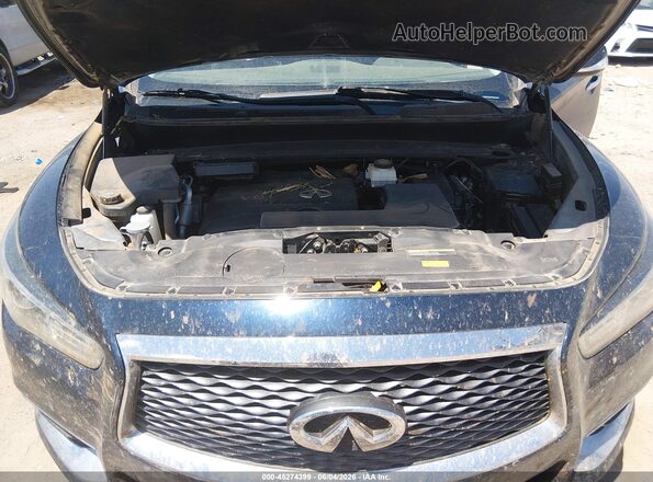 5N1DL0MM7LC502217 2020 INFINITI QX60 Dark Blue უკანა ხედი