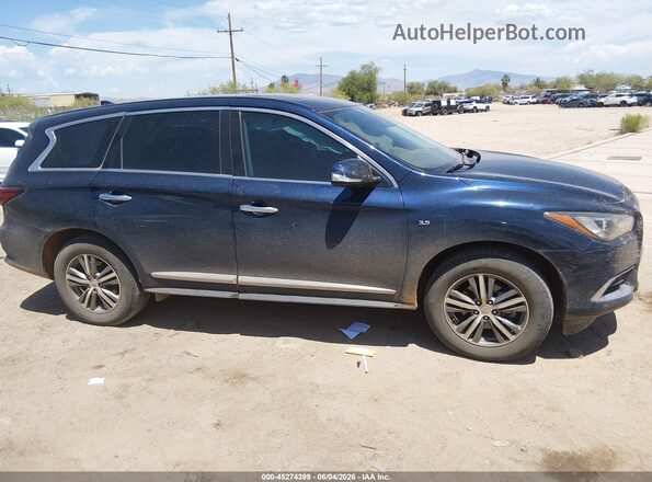 5N1DL0MM7LC502217 2020 INFINITI QX60 Dark Blue ხელსაწყოთა პანელის ხედი