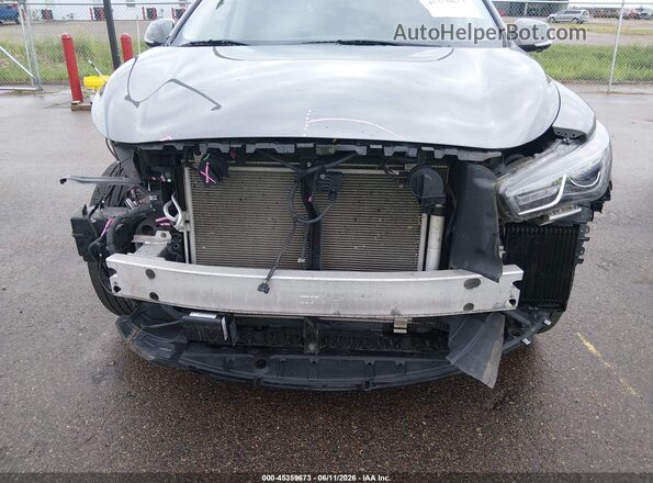 5N1DL0MM7LC506672 2020 INFINITI QX60 Gray Vista frontal