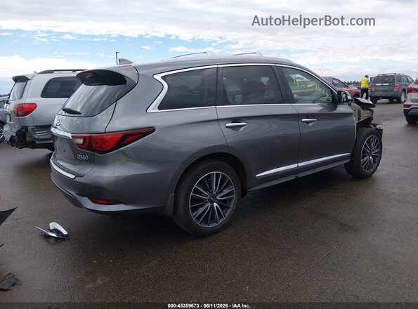 5N1DL0MM7LC506672 2020 INFINITI QX60 Gray Trasero derecho