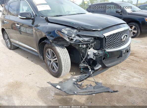 5N1DL0MM7LC507045 2020 INFINITI QX60 Black წინა ხედი
