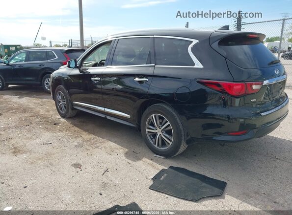 5N1DL0MM7LC507045 2020 INFINITI QX60 Black უკანა მარცხენა