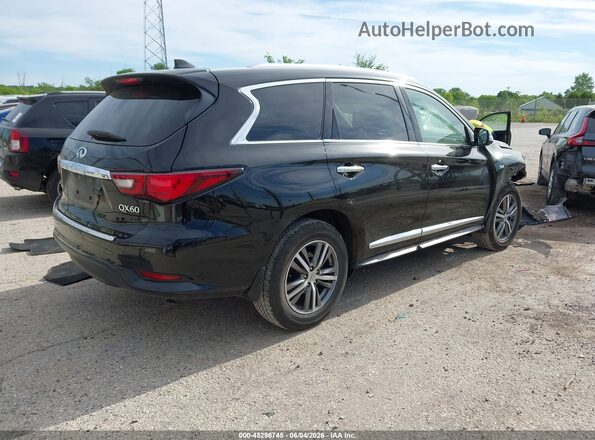 5N1DL0MM7LC507045 2020 INFINITI QX60 Black უკანა მარჯვენა