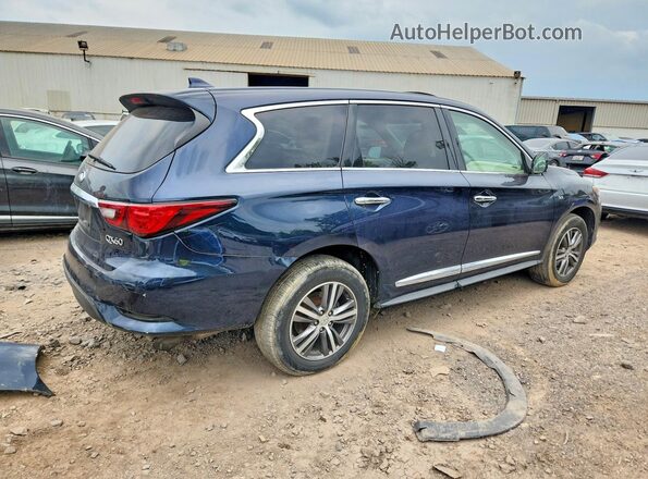 5N1DL0MM7LC517686 2020 INFINITI QX60 Blue Rear right