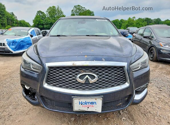 5N1DL0MM7LC517686 2020 INFINITI QX60 Blue Front view