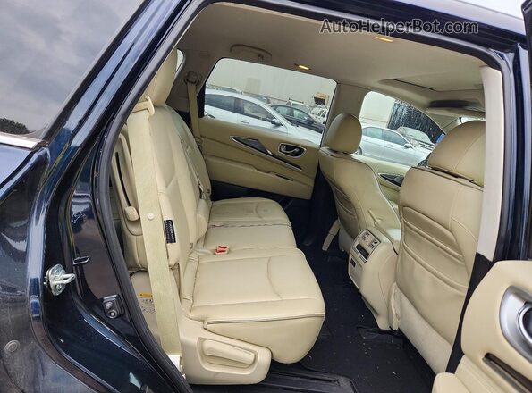 5N1DL0MM7LC517686 2020 INFINITI QX60 Blue Rear interior view