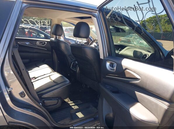 5N1DL0MM7LC544757 2020 INFINITI QX60 Gray VIN კოდის სტიკერის ხედი