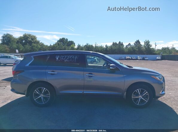 5N1DL0MM7LC544757 2020 INFINITI QX60 Gray უკანა სალონის ხედი