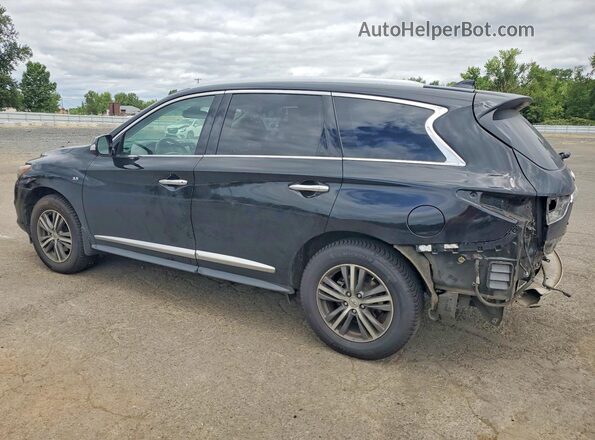 5N1DL0MM8HC511063 2017 INFINITI QX60 Black Հետևի ձախ