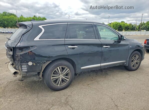 5N1DL0MM8HC511063 2017 INFINITI QX60 Black Հետևի աջ