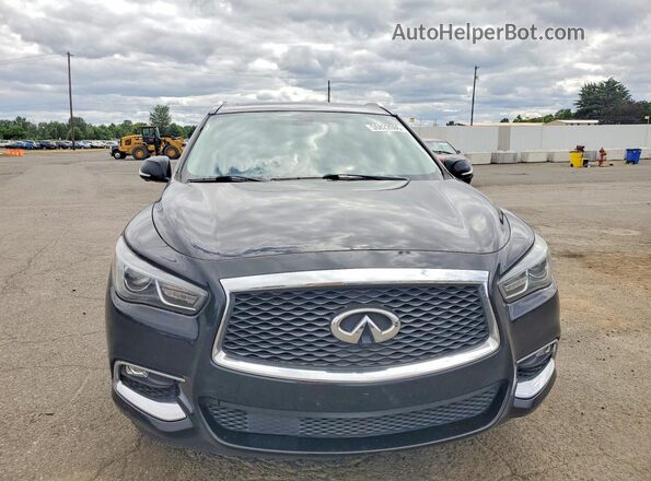 5N1DL0MM8HC511063 2017 INFINITI QX60 Black Դիմացի տեսք