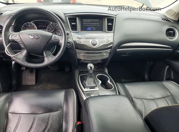 5N1DL0MM8HC511063 2017 INFINITI QX60 Black Առջևի վահանակի տեսք