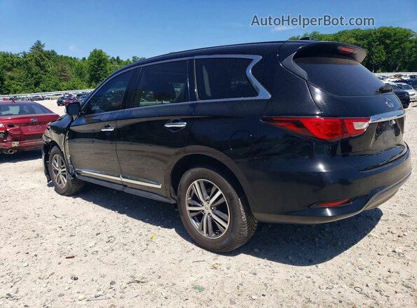 5N1DL0MM8HC552910 2017 INFINITI QX60 Black Trasero izquierdo