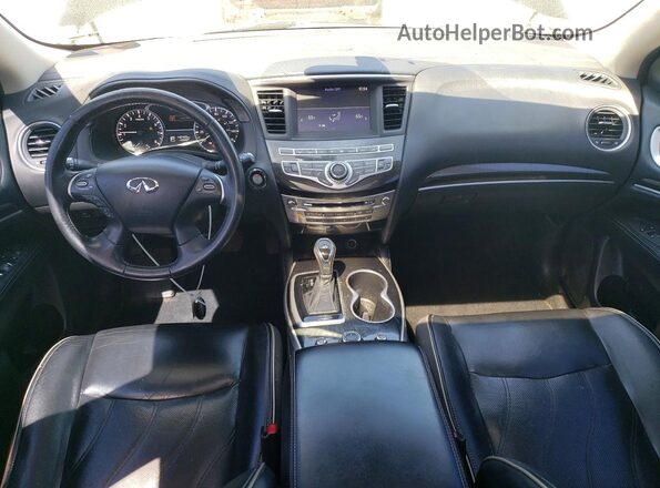 5N1DL0MM8HC552910 2017 INFINITI QX60 Black Vista del salpicadero