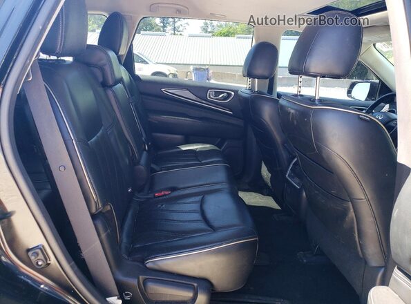 5N1DL0MM8HC552910 2017 INFINITI QX60 Black Vista interior trasera