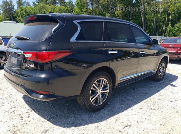 5N1DL0MM8HC552910 2017 INFINITI QX60 Black Trasero derecho