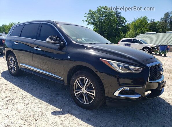 5N1DL0MM8HC552910 2017 INFINITI QX60 Black Delantero derecho