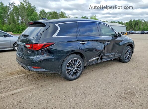 5N1DL0MM8JC505804 2018 INFINITI QX60 Черный Задняя правая четверть