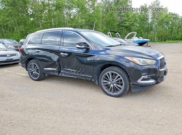 5N1DL0MM8JC505804 2018 INFINITI QX60 Черный Передняя правая четверть