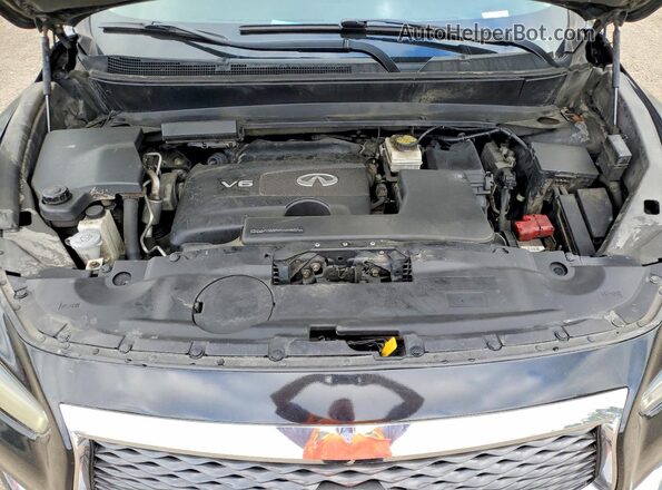 5N1DL0MM8JC505804 2018 INFINITI QX60 Черный Вид задней части салона
