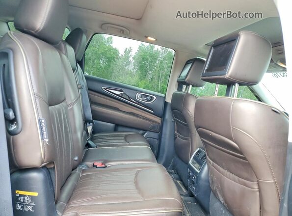 5N1DL0MM8JC505804 2018 INFINITI QX60 Черный Вид задних сидений