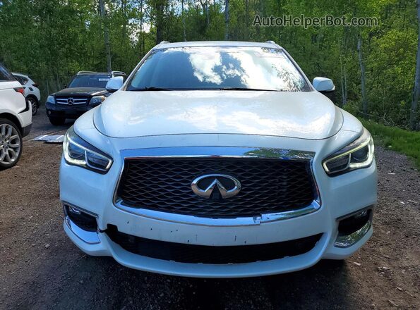 5N1DL0MM8JC515510 2018 INFINITI QX60 White Դիմացի տեսք