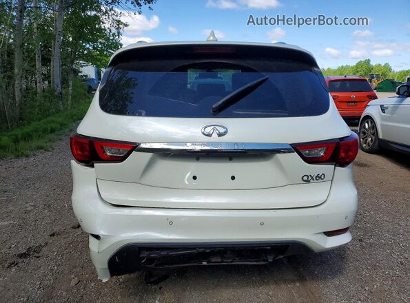 5N1DL0MM8JC515510 2018 INFINITI QX60 White Հետևի տեսք