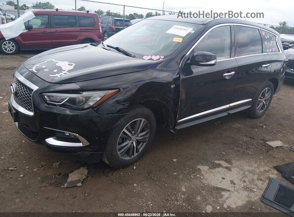 5N1DL0MM8JC516382 2018 INFINITI QX60 Black Front left