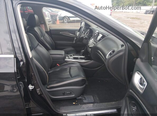 5N1DL0MM8JC516382 2018 INFINITI QX60 Black Front interior view