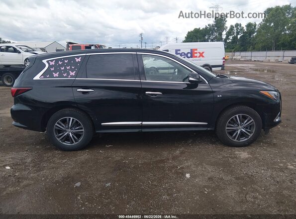 5N1DL0MM8JC516382 2018 INFINITI QX60 Black Rear interior view