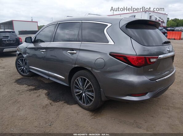 5N1DL0MM8KC563171 2019 INFINITI QX60 Gray Задня ліва чверть
