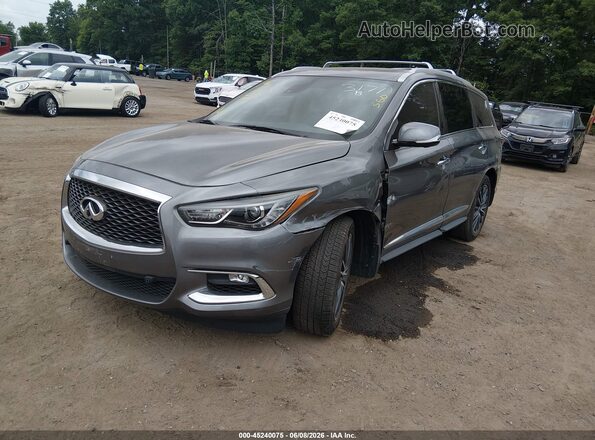 5N1DL0MM8KC563171 2019 INFINITI QX60 Gray Передня ліва чверть