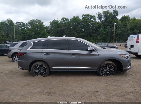5N1DL0MM8KC563171 2019 INFINITI QX60 Gray Вид задньої частини салону
