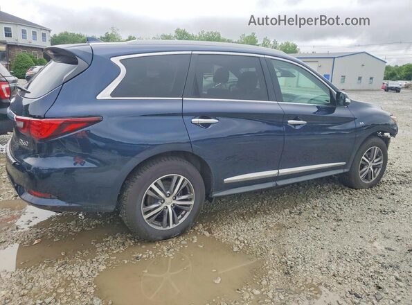 5N1DL0MM8LC501822 2020 INFINITI QX60 Blue უკანა მარჯვენა