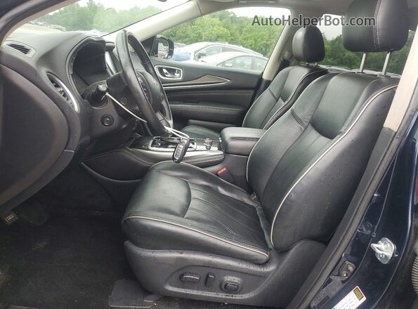 5N1DL0MM8LC501822 2020 INFINITI QX60 Blue წინა სალონის ხედი
