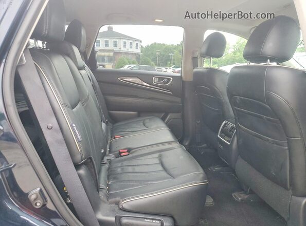 5N1DL0MM8LC501822 2020 INFINITI QX60 Blue უკანა სალონის ხედი