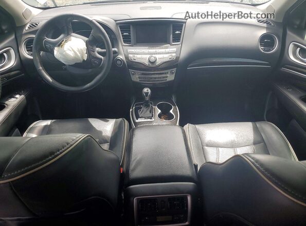 5N1DL0MM8LC522864 2020 INFINITI QX60 White Вид панелі приладів