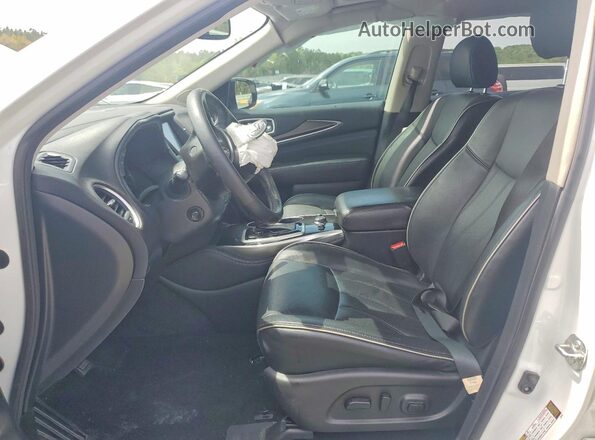5N1DL0MM8LC522864 2020 INFINITI QX60 White Вид салону спереду