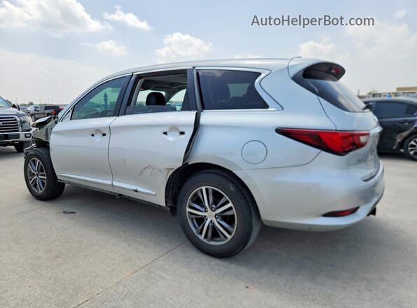 5N1DL0MM8LC526073 2020 INFINITI QX60 Silver უკანა მარცხენა