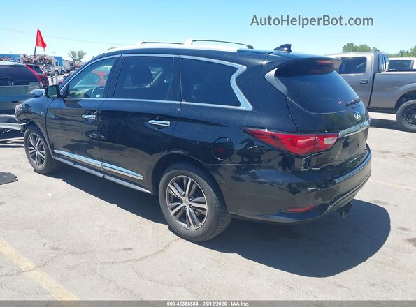 5N1DL0MM9HC519401 2017 INFINITI QX60 Black Tył lewy