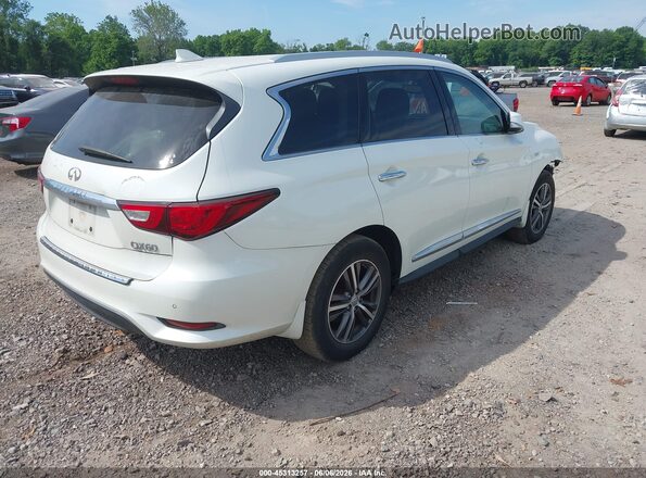 5N1DL0MM9HC526915 2017 INFINITI QX60 White Հետևի աջ