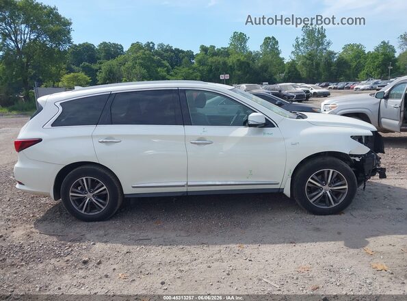 5N1DL0MM9HC526915 2017 INFINITI QX60 White Սալոնի հետևի տեսք
