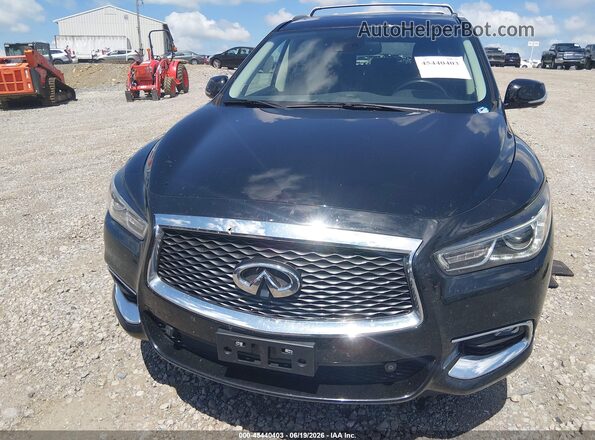 5N1DL0MM9HC548543 2017 INFINITI QX60 Black წინა ხედი