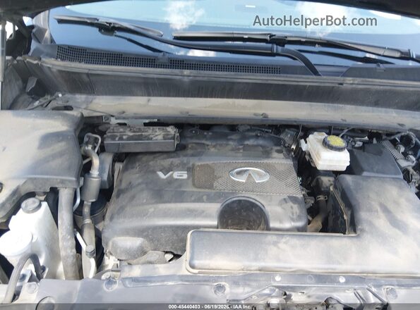 5N1DL0MM9HC548543 2017 INFINITI QX60 Black უკანა ხედი