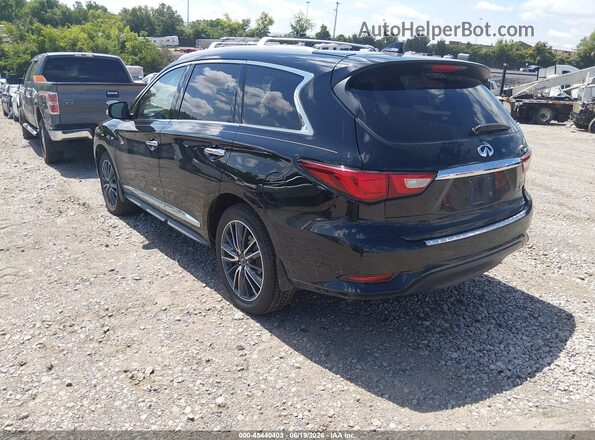 5N1DL0MM9HC548543 2017 INFINITI QX60 Black უკანა მარცხენა