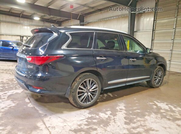 5N1DL0MM9HC553094 2017 INFINITI QX60 Black Հետևի աջ