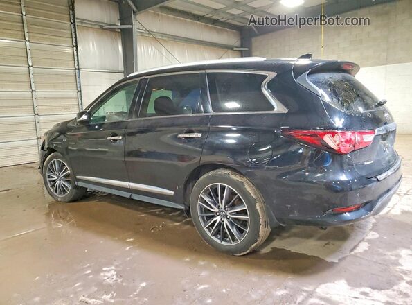 5N1DL0MM9HC553094 2017 INFINITI QX60 Black Հետևի ձախ