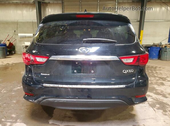 5N1DL0MM9HC553094 2017 INFINITI QX60 Black Հետևի տեսք