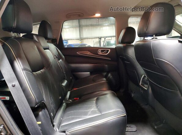 5N1DL0MM9HC553094 2017 INFINITI QX60 Black Սալոնի հետևի տեսք